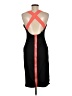 Bebe Color Block Black Cocktail Dress Size M - photo 2