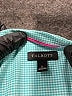 Talbots 100% Cotton Color Block Teal Long Sleeve Button-Down Shirt Size L - photo 7