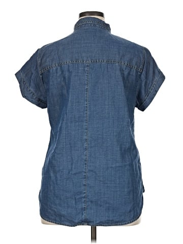 J.Crew Factory Store Short Sleeve Button-Down Shirt (view 2)