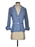LM Studio Stripes Blue Blazer Size 4 - photo 1