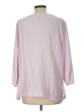 JM Collection 3/4 Sleeve Blouse (view 2)