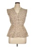 Monteau Tan Sleeveless Blouse Size XL - photo 1