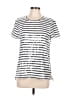 Vince Camuto Silver Short Sleeve Top Size M - photo 1