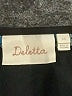 Deletta 100% Cotton Black Sleeveless Blouse Size XS - photo 7