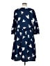 Assorted Brands Print Blue Casual Dress Size 16 - photo 2