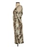 Cache Animal Print Tan Cocktail Dress Size XS - photo 5