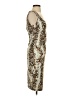 Cache Animal Print Tan Cocktail Dress Size XS - photo 4