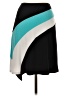 Cache Color Block Teal Casual Skirt Size XS - photo 2