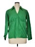 Lane Bryant Green 3/4 Sleeve Button-Down Shirt Size 14 - 16 Plus - photo 1