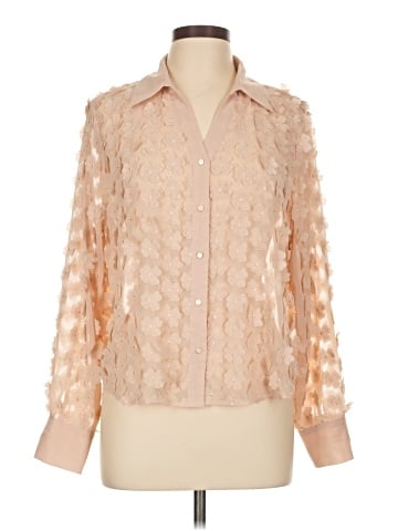 Adrianna Papell Long Sleeve Blouse (view 1)