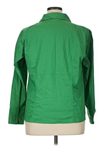 Lane Bryant 3/4 Sleeve Button-Down Shirt (view 2)