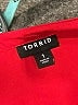 Torrid 100% Polyester Red 3/4 Sleeve Blouse Size 1X Plus (1) - photo 7