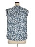Monday Fun Blue Sleeveless Blouse Size XL - photo 2
