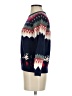 Unbranded Print Blue Pullover Sweater Size S (estimated) - photo 5