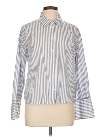 Elizabeth and James Long Sleeve Button-Down Shirt (view 1)