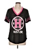 Assorted Brands 100% Polyester Black Short Sleeve Top Size L - photo 1