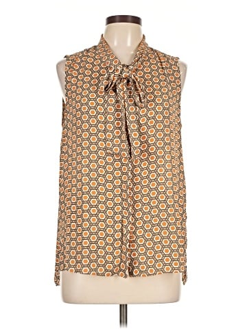 Pleione Sleeveless Button-Down Shirt (view 1)