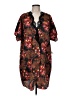 Delicates 100% Polyester Black Kimono Size M - photo 1