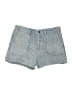 Dylan 100% Cotton Chevron-herringbone Blue Denim Shorts Size 6 - photo 1