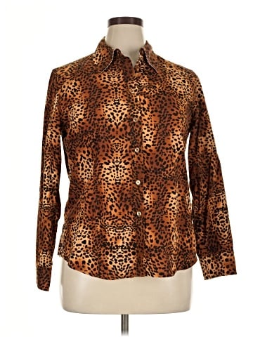 Jones New York Signature Long Sleeve Blouse (view 1)