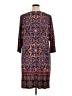 Wisp Paisley Purple Casual Dress Size 16 - photo 2