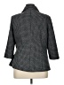 New York Clothing Co. 100% Polyester Houndstooth Gray Blazer Size 1X - photo 2