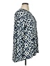 wonderly Blue Long Sleeve Blouse Size XL - photo 4