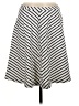 Lands' End Stripes White Casual Skirt Size 6 - 8 - photo 1