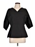 Gracia 100% Polyester Black 3/4 Sleeve Blouse Size L - photo 1