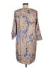 The Limited 100% Polyester Paisley Tan Casual Dress Size M - photo 2