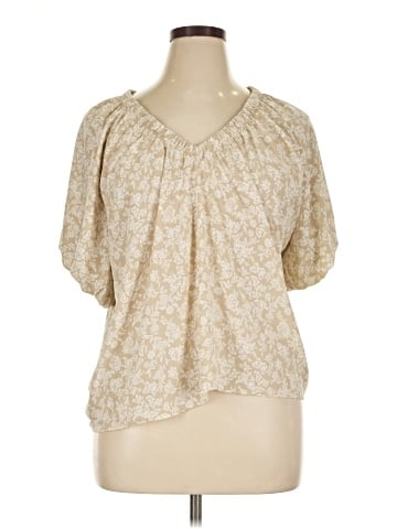 Ann Taylor LOFT Short Sleeve Blouse (view 1)