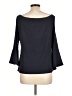 Talbots Black 3/4 Sleeve Top Size L - photo 2