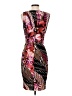 Cache Graphic Brown Cocktail Dress Size S - photo 2