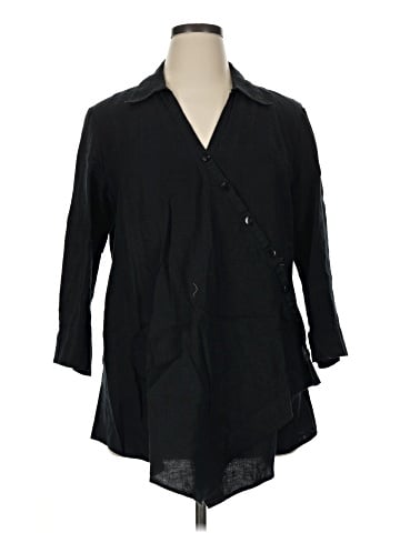 Jones New York Sport 3/4 Sleeve Button-Down Shirt (view 1)