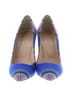 J.Crew Color Block Blue Heels Size 6 - photo 2