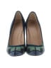 J.Crew Color Block Teal Heels Size 6 - photo 2