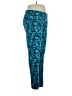 Soft Surroundings Print Blue Active Pants Size 1X - photo 4