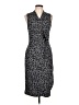 Lark & Ro Print Black Casual Dress Size 12 - photo 1