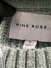 Pink Rose 100% Polyester Gray Turtleneck Sweater Size L - photo 7