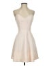 Keepsake Solid Ivory Cocktail Dress Size S - photo 1
