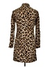 H&M 100% Cotton Animal Print Gold Coat Size 4 - photo 2