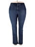 Bandolino Solid Blue Jeans Size 18 - photo 1