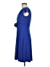 Evan Picone Solid Blue Cocktail Dress Size 6 Petite - photo 5