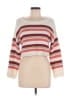 Forever 21 Stripes White Pullover Sweater Size M - photo 1