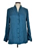 Soft Surroundings Teal Long Sleeve Blouse Size M - photo 1