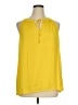 CAbi 100% Polyester Yellow Sleeveless T-Shirt Size XL - photo 1