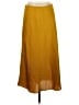 J.Crew 100% Polyester Solid Yellow Casual Skirt Size S - photo 1
