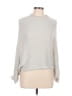 Alya Silver Pullover Sweater Size M - photo 1
