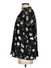 Monday Fun 100% Polyester Floral Black Short Sleeve Blouse Size S - photo 5