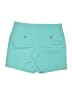 Talbots Outlet Solid Teal Shorts Size 12 - photo 2
